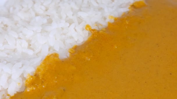 Curry Clip Vidéo Nourriture — Video