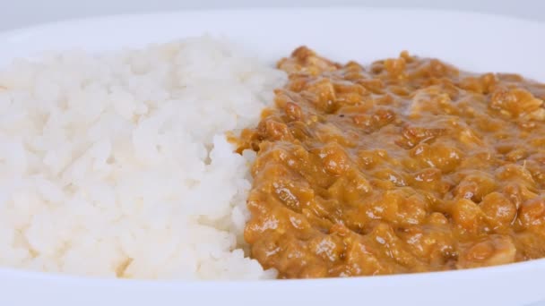 カレー 食品ビデオクリップ — ストック動画