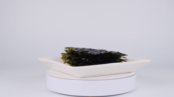 Korean Seaweed Video Clip — Stock Video
