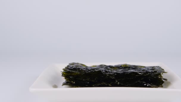 Korean Seaweed Video Clip — Stock Video