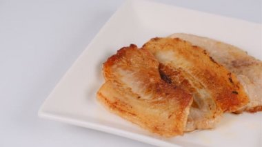 Izgara domuz kaburgası, video klibi.