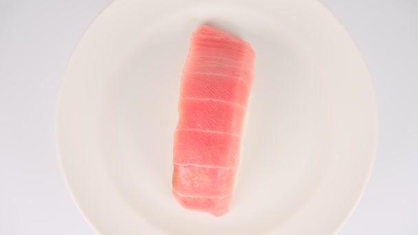 Sushi Alimentar Japonez Clip Video — Videoclip de stoc