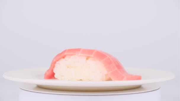 Comida Japonesa Sushi Video Clip — Vídeo de stock