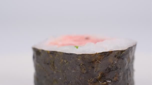 Comida Japonesa Sushi Video Clip — Vídeos de Stock
