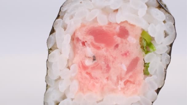 Comida Japonesa Sushi Video Clip — Vídeo de stock