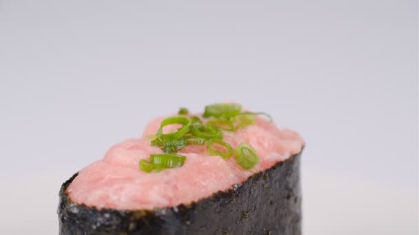 Japans Eten Sushi Videoclip — Stockvideo
