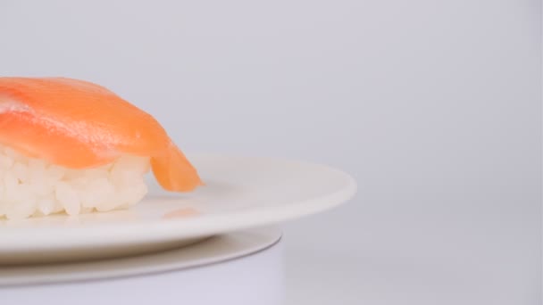 Japanese Food Sushi Video Clip — Stock Video