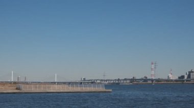 Tokyo Arakawa Nehri Ağzı Shinkiba 2022 Şubat
