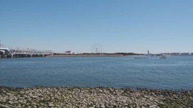 Tokyo Arakawa Nehri Ağzı Shinkiba 2022 Şubat