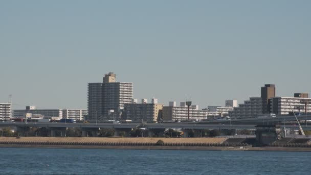 Tóquio Boca Rio Arakawa Shinkiba 2022 Fevereiro — Vídeo de Stock