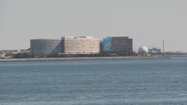 Tokyo Arakawa River Mouth Shinkiba 2022 February — Stock Video