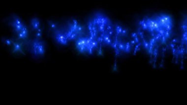 Renk parçacıkları animasyon hareketi grafiklerini ateşler