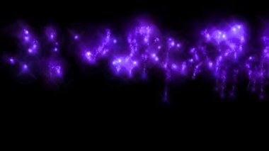 Renk parçacıkları animasyon hareketi grafiklerini ateşler