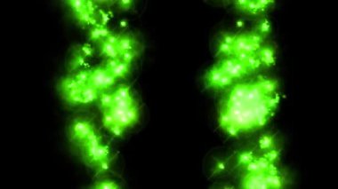 Renk parçacıkları animasyon hareketi grafiklerini ateşler