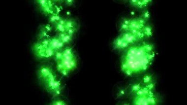 Renk parçacıkları animasyon hareketi grafiklerini ateşler