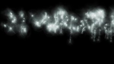 Renk parçacıkları animasyon hareketi grafiklerini ateşler