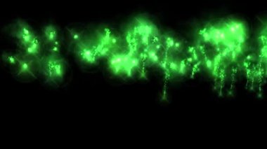 Renk parçacıkları animasyon hareketi grafiklerini ateşler