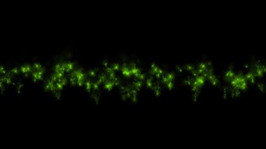 Renk parçacıkları animasyon hareketi grafiklerini ateşler