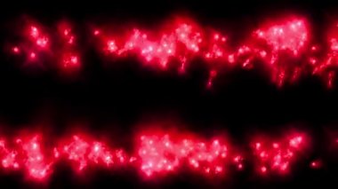 Renk parçacıkları animasyon hareketi grafiklerini ateşler