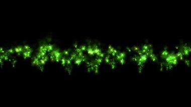 Renk parçacıkları animasyon hareketi grafiklerini ateşler