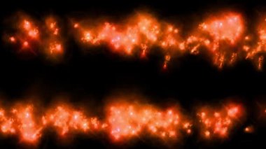 Renk parçacıkları animasyon hareketi grafiklerini ateşler