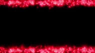 Renk parçacıkları animasyon hareketi grafiklerini ateşler