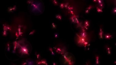 Ateş renk parçacıkları animasyon hareket grafiklerine neden olur