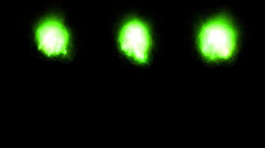 Ateş renk parçacıkları animasyon hareket grafiklerine neden olur