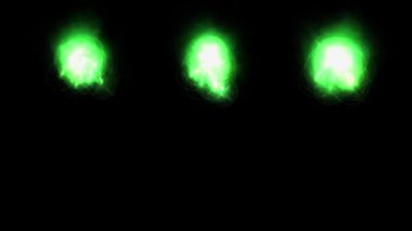 Ateş renk parçacıkları animasyon hareket grafiklerine neden olur