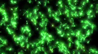 Ateş renk parçacıkları animasyon hareket grafiklerine neden olur