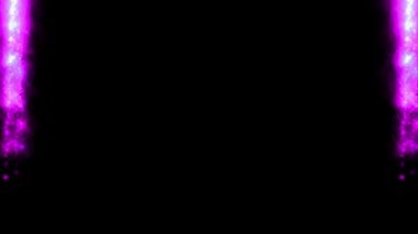 Ateş renk parçacıkları animasyon hareket grafiklerine neden olur