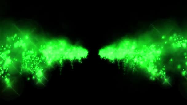 火花彩色粒子动画动作图形 — 图库视频影像