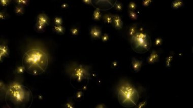 Ateş renk parçacıkları animasyon hareket grafiklerine neden olur