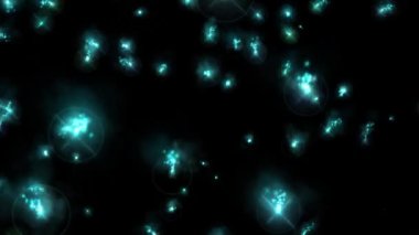 Ateş renk parçacıkları animasyon hareket grafiklerine neden olur