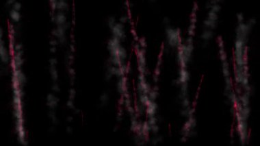 Havai fişekler sim parçacıkları animasyon hareketi grafikleri