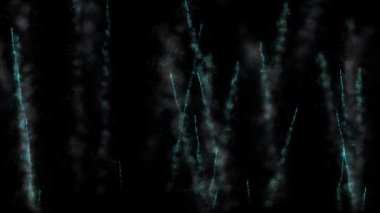 Havai fişekler sim parçacıkları animasyon hareketi grafikleri