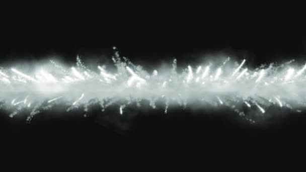 Πυροτεχνήματα Glitter Σωματίδια Κινούμενα Γραφικά Κίνησης — Αρχείο Βίντεο