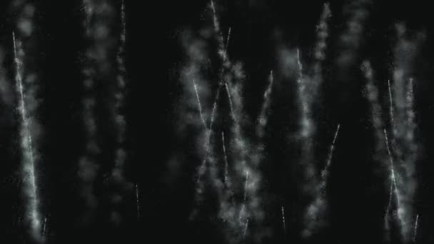 烟火闪光粒子动画动作图形 — 图库视频影像