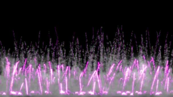 Feux Artifice Particules Scintillantes Animation Mouvement Graphiques — Video