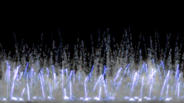 Fireworks Glitter Partikel Animasi Grafis Gerak — Stok Video