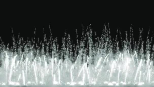 Fuochi Artificio Scintillio Particelle Animazione Grafica Movimento — Video Stock