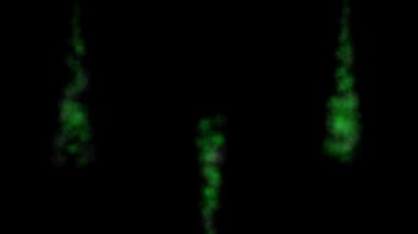 Duman üfleme renk parçacıkları animasyon hareket grafikleri