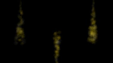 Duman üfleme renk parçacıkları animasyon hareket grafikleri