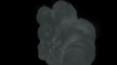 Duman arkaplan oluşturma renk parçacığı canlandırma grafikleri