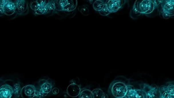 リング形状粒子アニメーションモーショングラフィックス — ストック動画