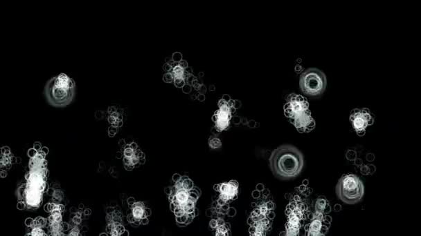 Forma Inelului Particule Animație Motion Grafică — Videoclip de stoc