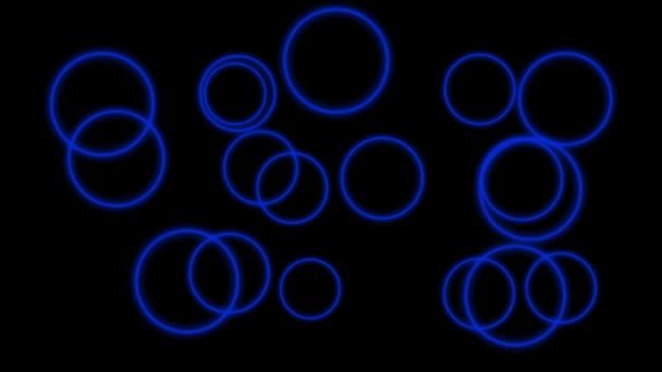 Kształt Pierścienia Animacja Cząstek Motion Graphics — Wideo stockowe