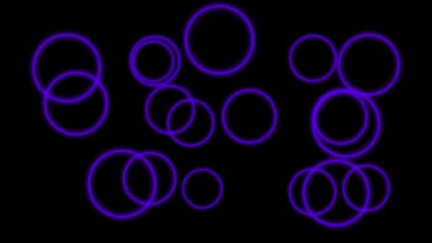 环状粒子动画运动图形 — 图库视频影像