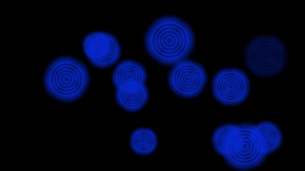 Ring Shape Particle Animation Motion Graphics — Stock Video