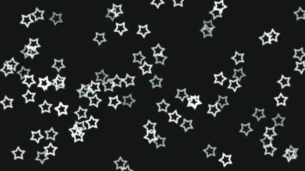 Brilho Brilho Estrela Partículas Animação Motion Graphics — Vídeo de Stock